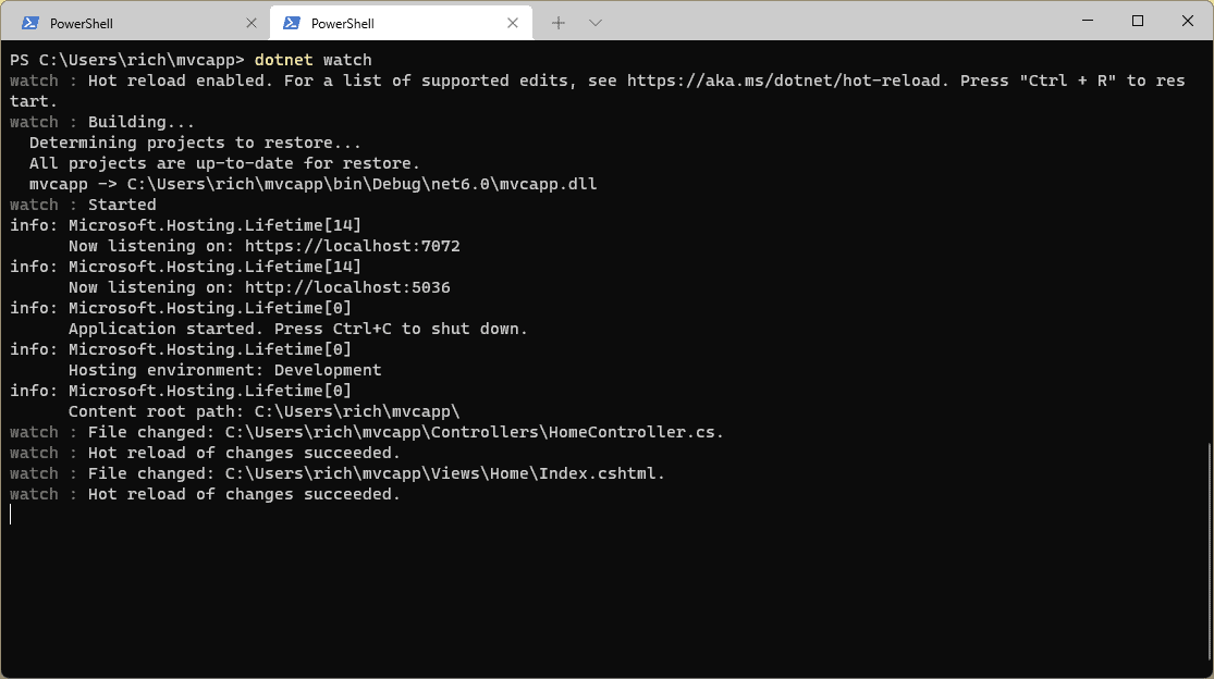 Hot Reload in CLI