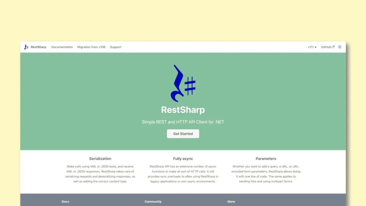 RestSharp